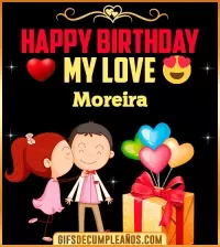 GIF Happy Birthday Love Kiss gif Moreira